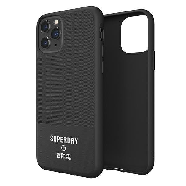 Кейс SuperDry Molded Canvas за Apple iPhone 11 Pro Max Черен