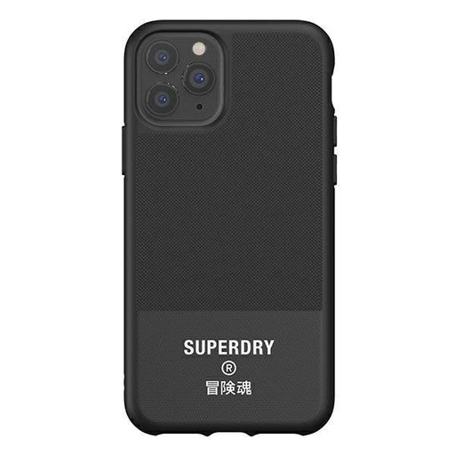 Кейс SuperDry Molded Canvas за Apple iPhone 11 Pro Черен