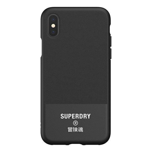 Кейс SuperDry Molded Canvas за Apple iPhone X/XS Черен