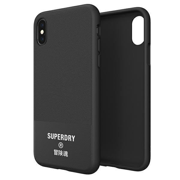 Кейс SuperDry Molded Canvas за Apple iPhone X/XS Черен