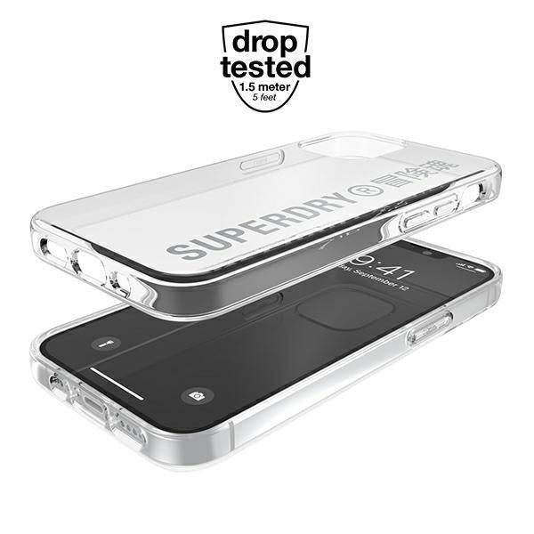 Кейс SuperDry Snap за Apple iPhone 12 Mini Сребрист