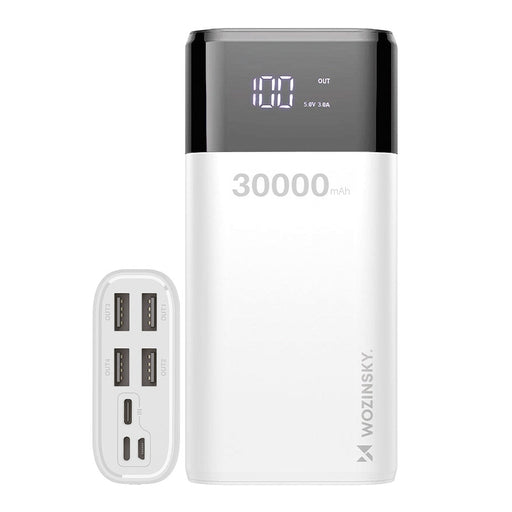 Преносима батерия Wozinsky 30000mAh 4 x USB