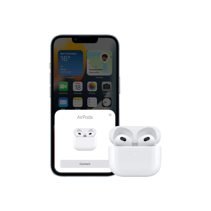 Безжични слушалки Apple AirPods 3 IPX4 Bluetooth 5.0 бели