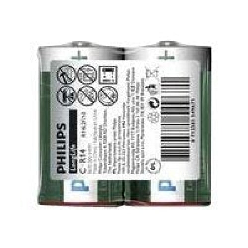 Philips Longlife батерия R14 (C) 2бр
