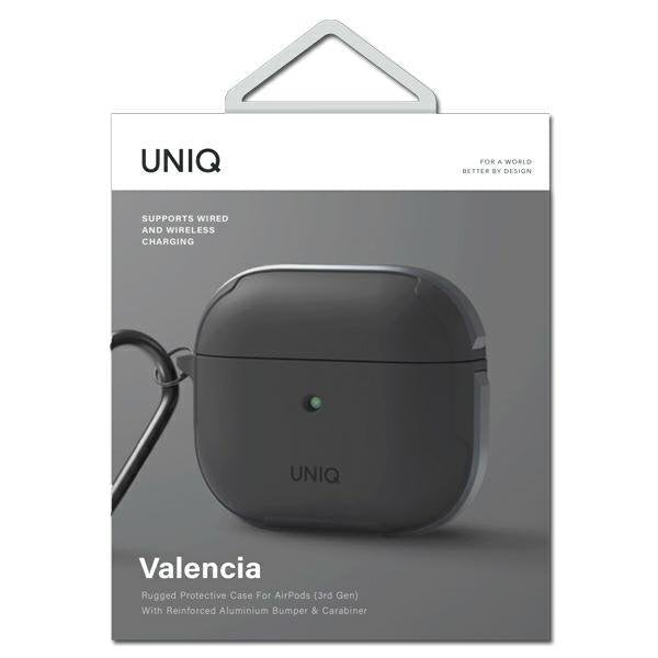 Калъф UNIQ Valencia Antimicrobial за Apple AirPods 3 сив