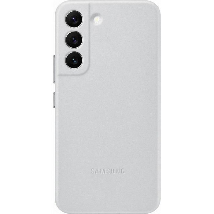 Калъф Samsung Leather Cover за Galaxy S22 Light Gray