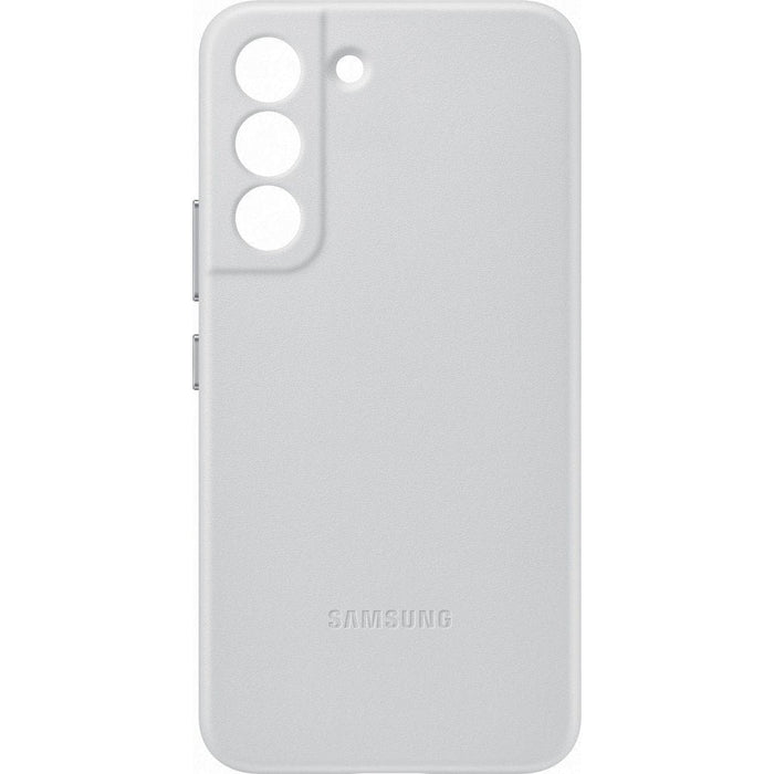 Калъф Samsung Leather Cover за Galaxy S22 Light Gray