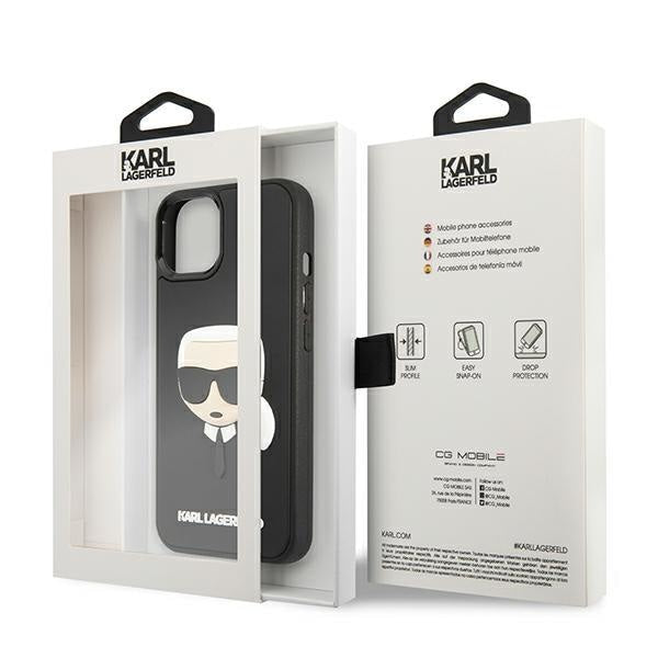 Калъф Karl Lagerfeld KLHCP13MKH3DBK за iPhone 13 6.1 черен