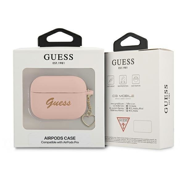 Калъф Guess GUAPLSCHSP Silicone Charm Heart Collection