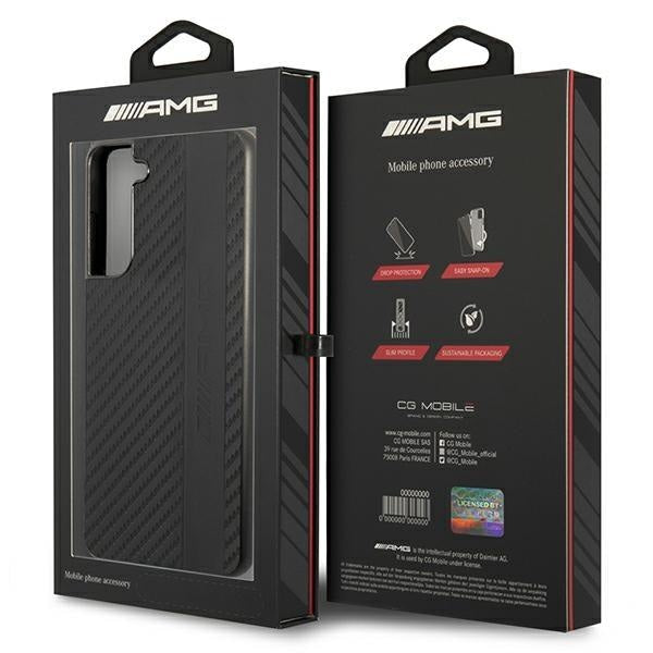 Калъф AMG AMHCS21FESBLSCA Carbon Stripe Embossed за