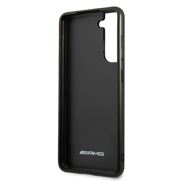 Калъф AMG AMHCS21FESGSEBK Leather Debossed Lines, за Samsung Galaxy S21 FE G990, черен