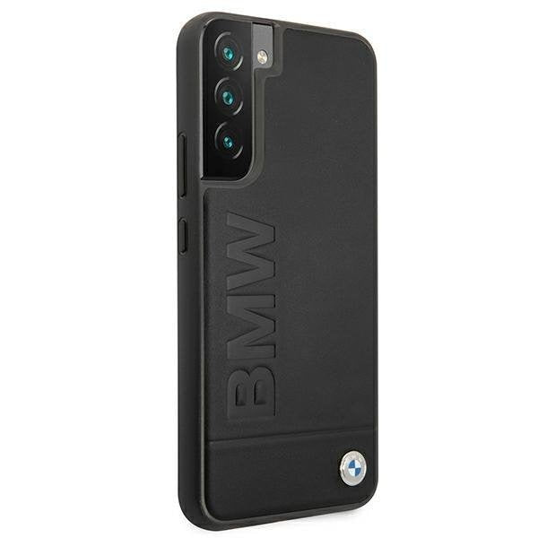 Калъф BMW BMHCS22MSLLBK Signature Logo Impressum, за Samsung Galaxy S22 + S906, черен