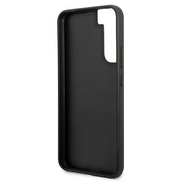 Гръб BMW Logo Collection Leather за Samsung Galaxy S22 Черен