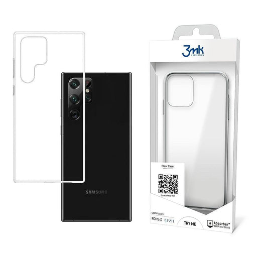 Кейс - гръб 3mk Armor за Samsung Galaxy S22 Ultra Прозрачен