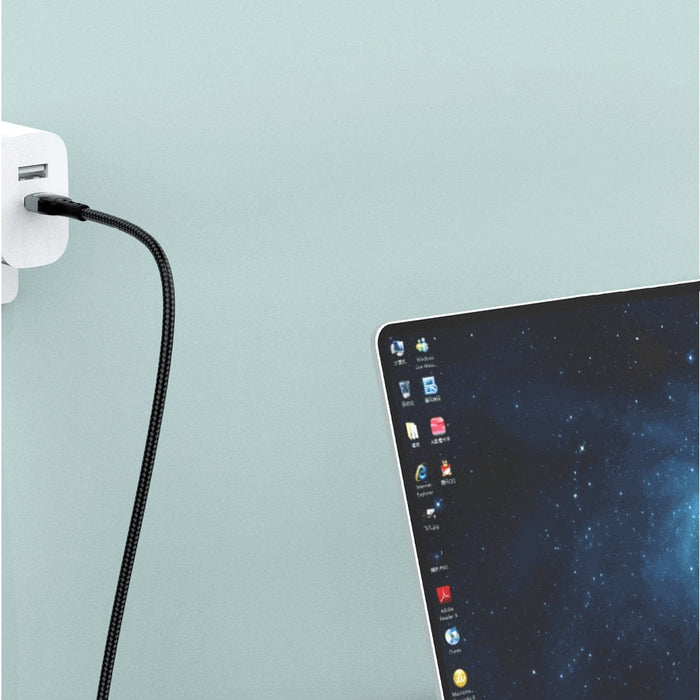 Кабел Dudao USB - C към бързо зареждане PD 100W Черен