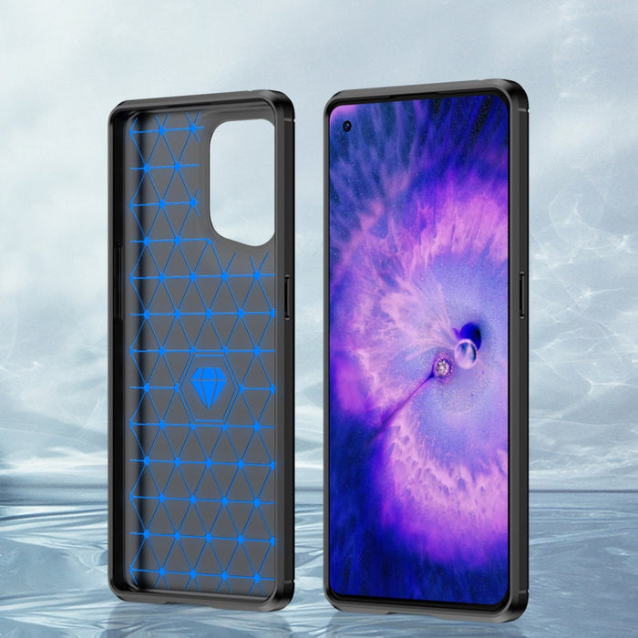 Carbon Case Гъвкав Кейс за Oppo Find X5 black