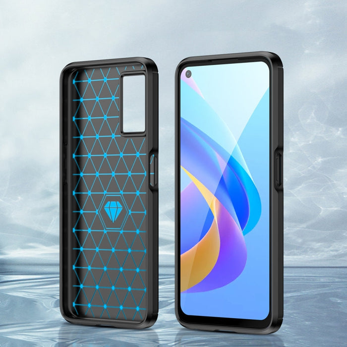 Carbon Case Flexible TPU кейс за Oppo A76 / A36