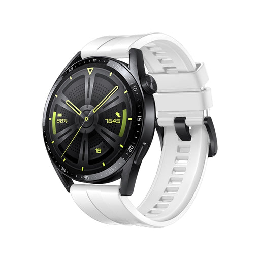 Силиконова каишка Strap One за Huawei Watch GT 3 46 mm бял
