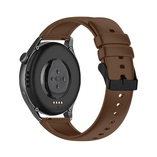 Силиконова каишка Strap One за Huawei Watch GT 3 46 mm кафяв