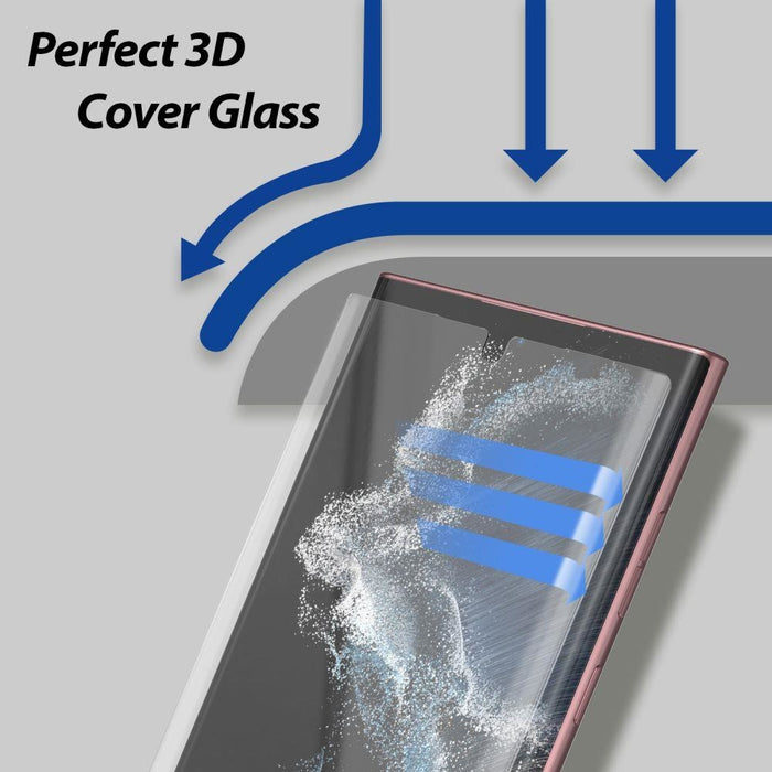 Стъклен протектор Whitestone Dome Glass UV, 2-Pack за Samsung Galaxy S22 Ultra, Прозрачен