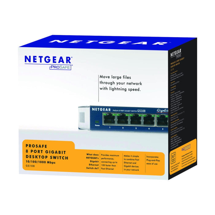 Комутатор/Суич NETGEAR Gigabit Switch 8xRJ45