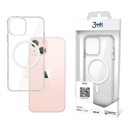 Kейс - гръб 3mk MagCase за Apple iPhone 13 Mini Прозрачен