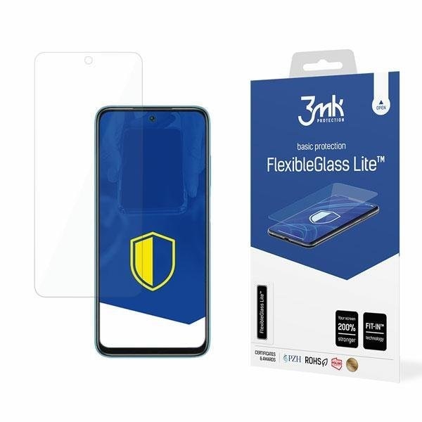 Протектор от закалено съкло 3mk FlexibleGlass Lite™ за Xiaomi Redmi 10, 2022
