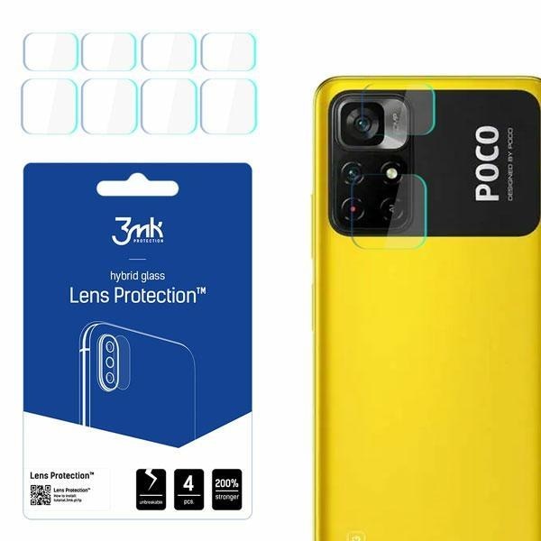 Протектор от закалено стъкло за камера 3mk Lens Protection™ за Xiaomi POCO M4 Pro