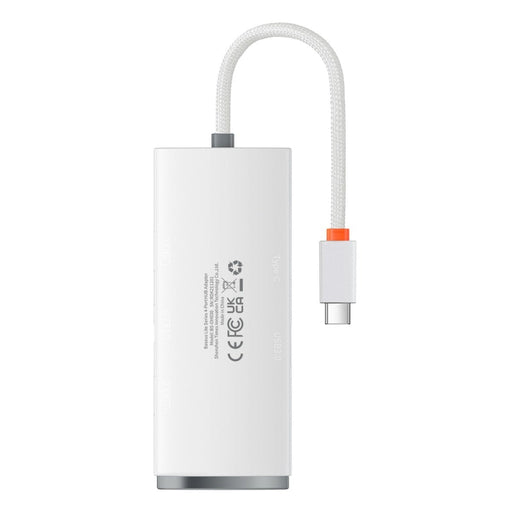 Хъб Baseus Lite Series USB Type C - 4x 3.0 0.25m Бял