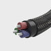 Ugreen ъглов AUX кабел 2 x мини жак 3.5mm 1.5m син (AV112)