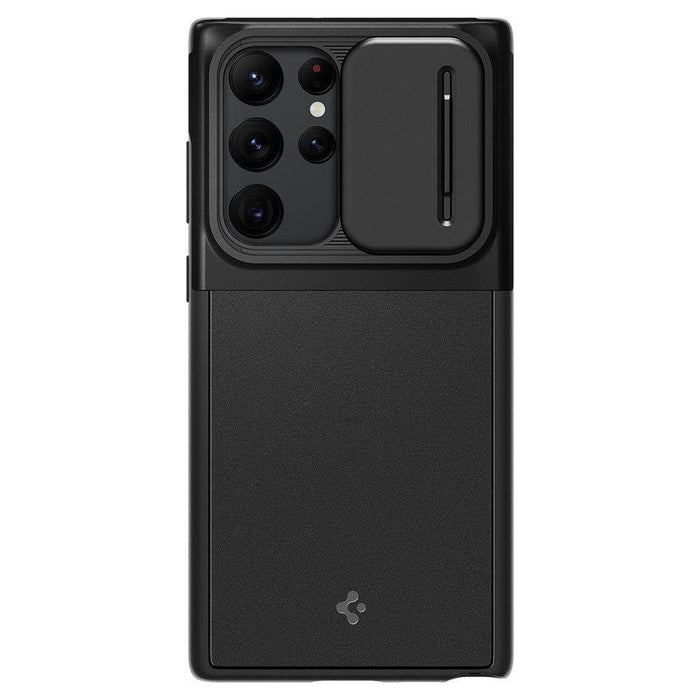 Калъф Spigen Optik Armor за Samsung Galaxy S22 Ultra Black