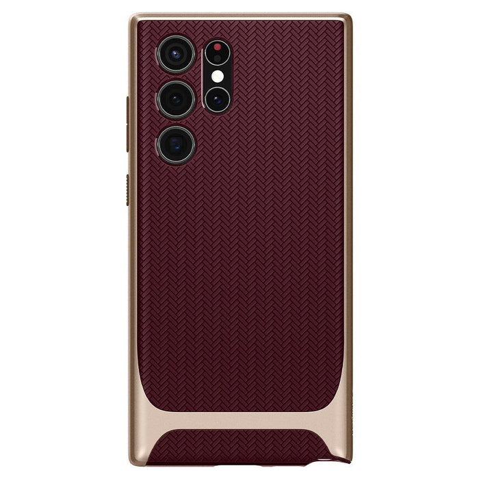 Калъф Spigen Neo Hybrid за Samsung Galaxy S22 Ultra Burgundy