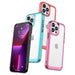 Кейс Outer Space с гел рамка за iPhone 13 Pro Max розов