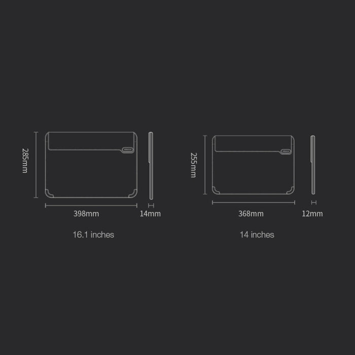 2в1 Чанта със стойка Nillkin за MacBook 14’ черна