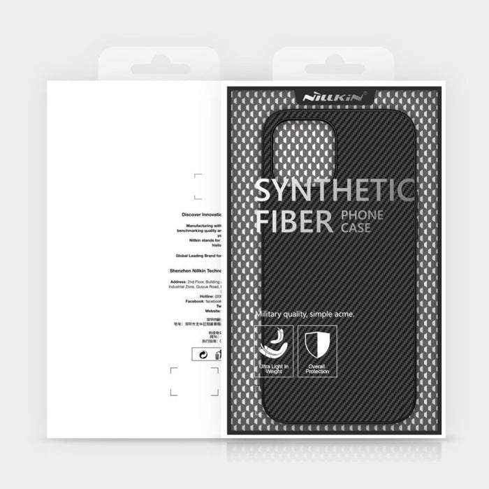 Кейс Nillkin Synthetic Fiber за iPhone 12 Pro Max черен