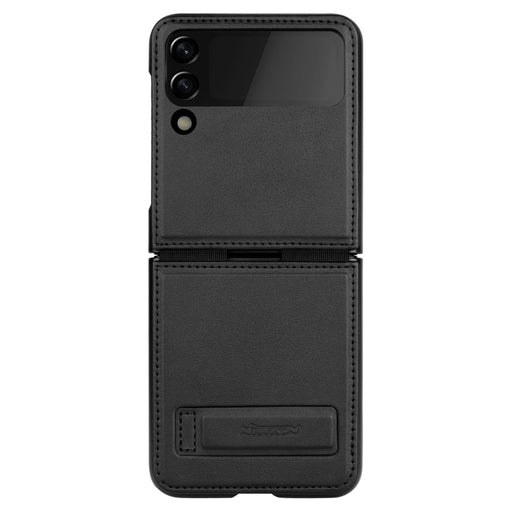 Кожен калъф Nillkin Qin за Samsung Galaxy Z Flip 3 Черен