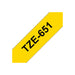 Лента BROTHER P - Touch TZE - 651 черно на жълто 24mm