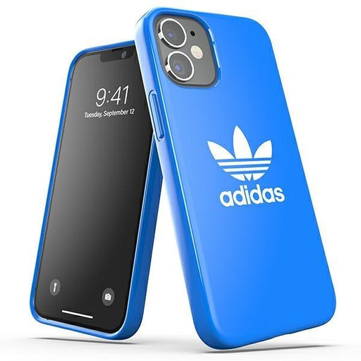 Кейс Adidas SnapCase Trefoil за Apple iPhone 12 Mini Син