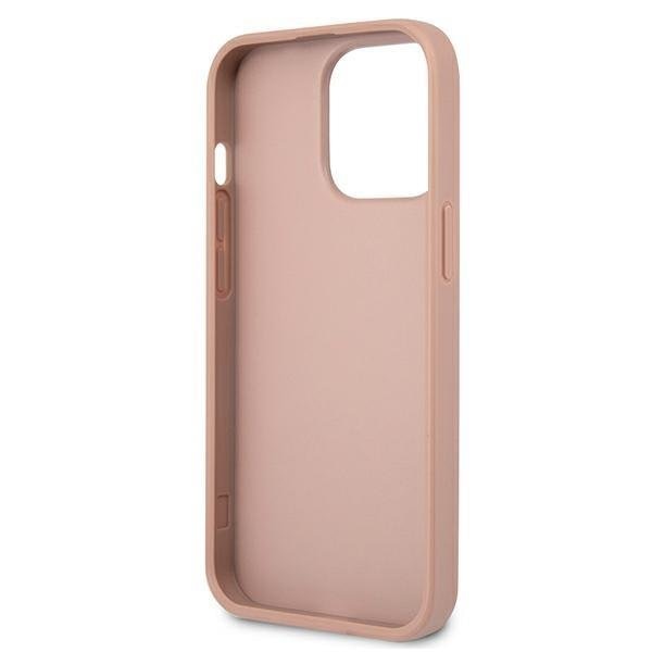 Гръб Guess PU Saffiano Triangle за iPhone 13 Pro , Розов