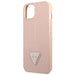 Гръб Guess PU Saffiano Triangle за iPhone 13 Розов