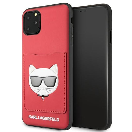 Твърд гръб Karl Lagerfeld Embossed Card Slot за