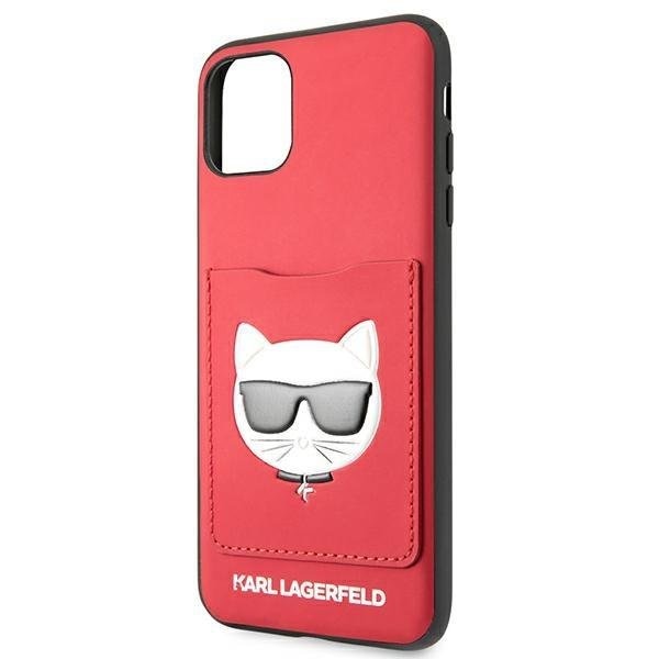 Твърд гръб Karl Lagerfeld Embossed Card Slot за iPhone 11 Pro Max