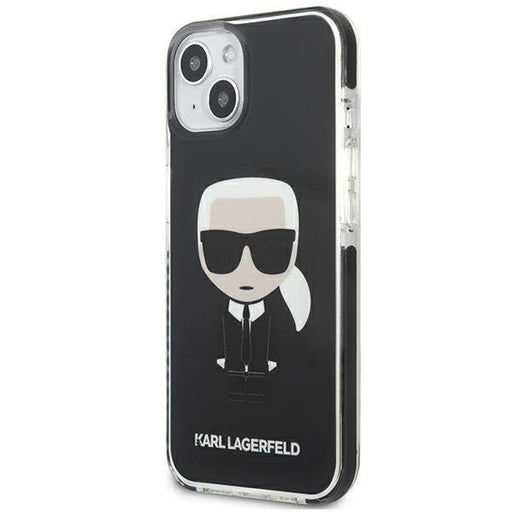 Кейс Karl Lagerfeld Iconik за Apple iPhone 13 mini Черен