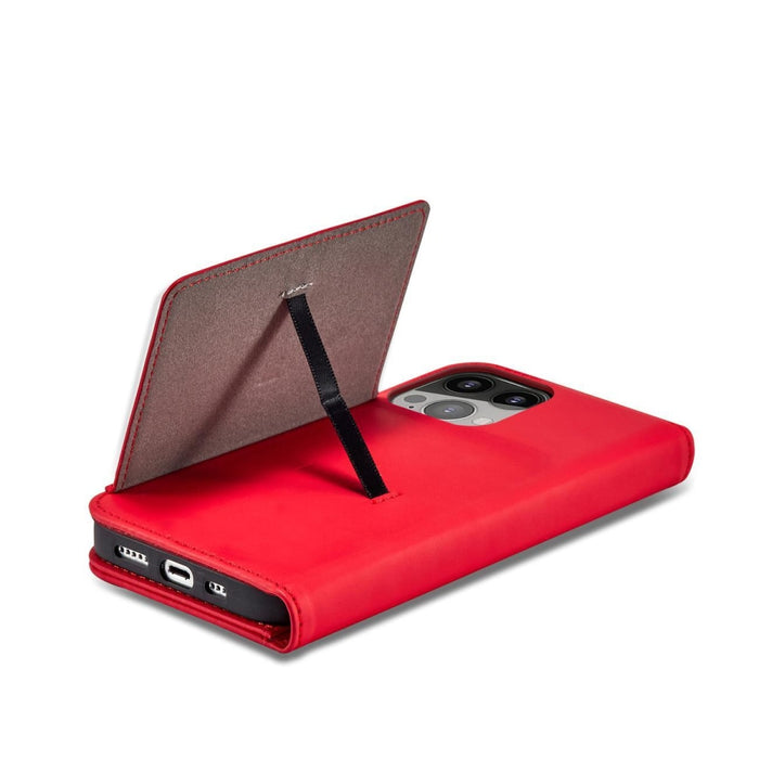 Калъф с отделение за карти Magnet Card Case iPhone 13 червен