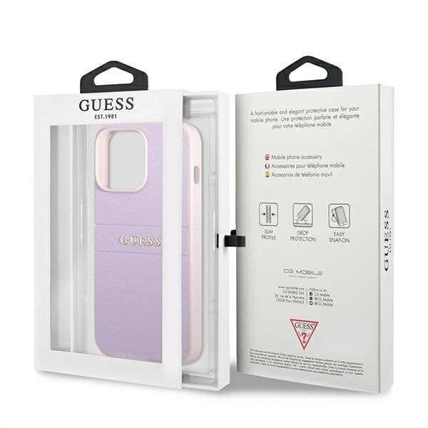 Кейс Guess GUHCP13LPSASBPU за iPhone 13 Pro / 6.1’