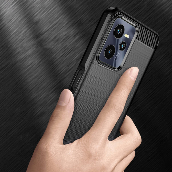 Carbon Case Гъвкав Кейс за Realme C35 black