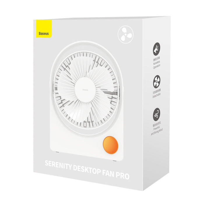 Настолен вентилатор Baseus Serenity Fan Pro Бял