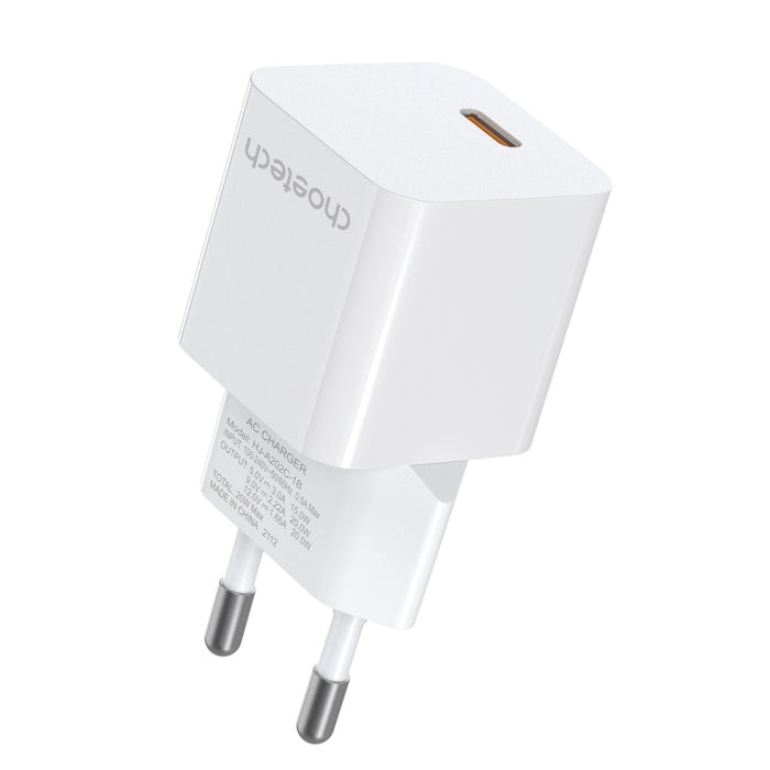 Зарядно устройство Choetech 20W USB - C Бял