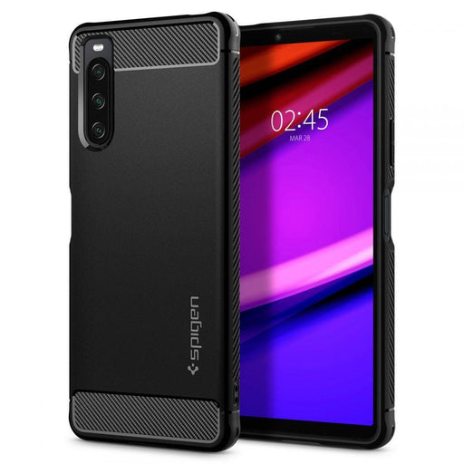 Kалъф Spigen Rugged Armor за Sony Xperia 10 IV Черен