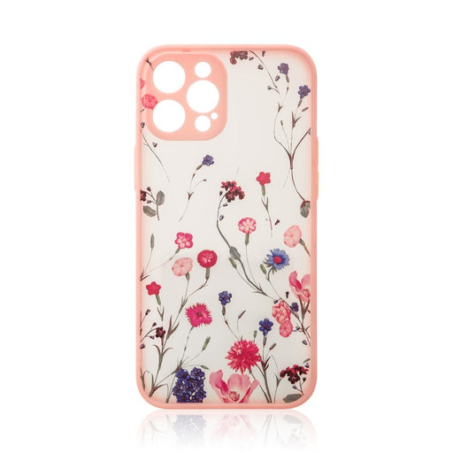 Дизайнерски калъф за iPhone 12 флорален розов